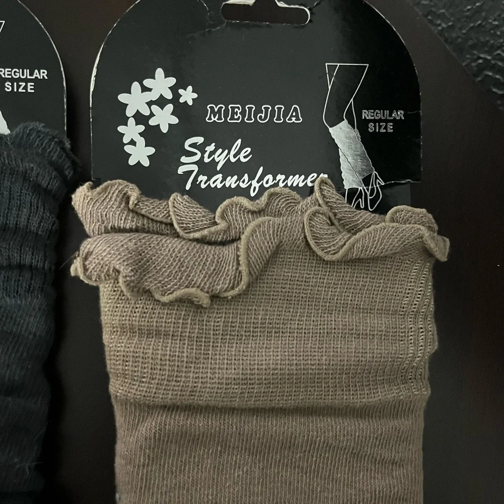 2 pairs Leg Warmers with rhinestones NWT